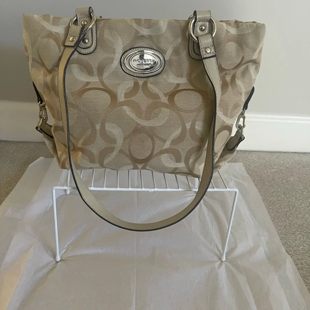 Rossetti Shoulder Bag with Signature Pattern